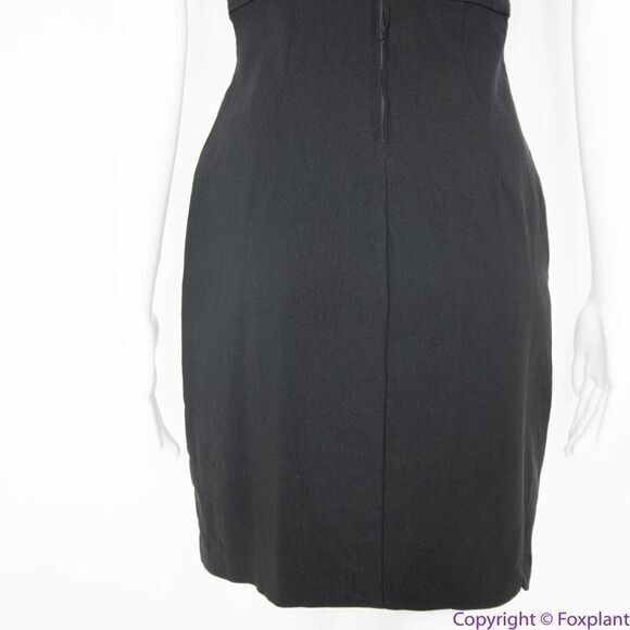 Ruby Rox black mini‎ bodycon dress spaghetti strap, size S - Picture 8 of 12